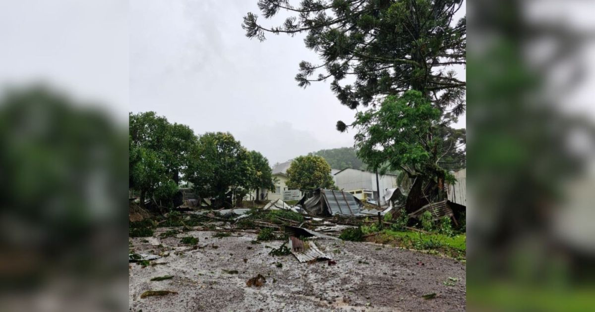 Defesa Civil confirma que tornado atingiu cidade de Farroupilha no RS