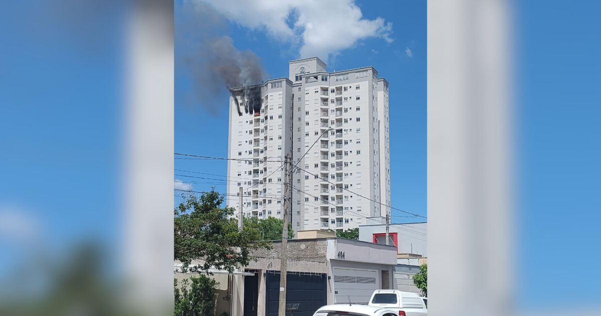 Incêndio em apartamento mata três pessoas no interior de SP; veja vídeo