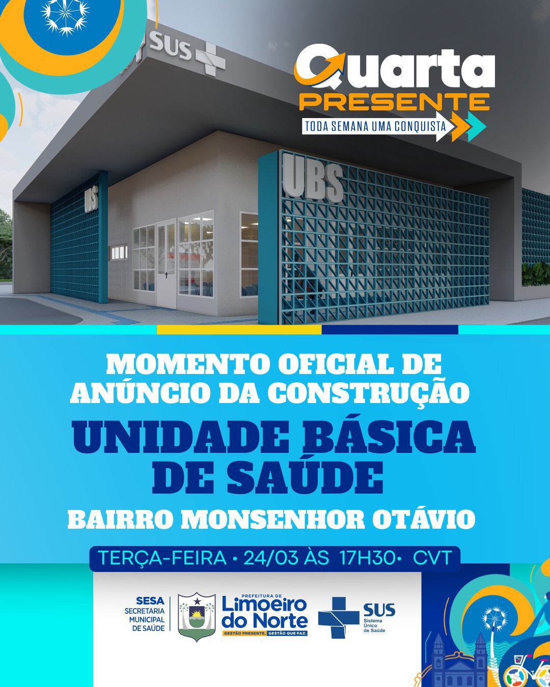 Limoeiro do Norte será contemplado com nova Unidade Básica de Saúde pelo Novo PAC Saúde 2025