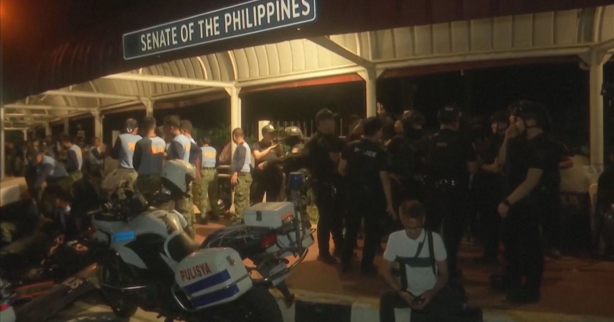 Disparos no Senado das Filipinas causam tumulto