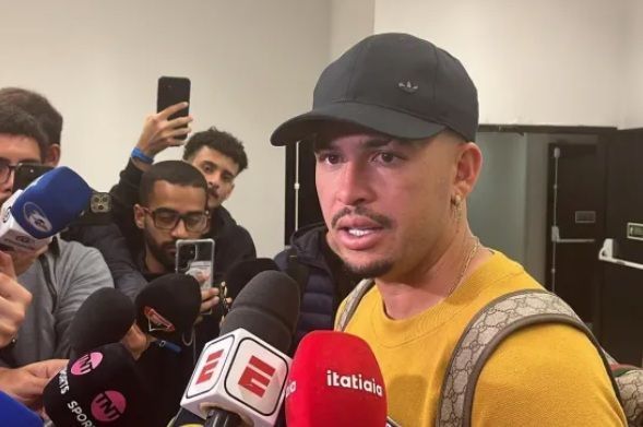 Luciano reclamou sobre as comemoracoes em Itaquera