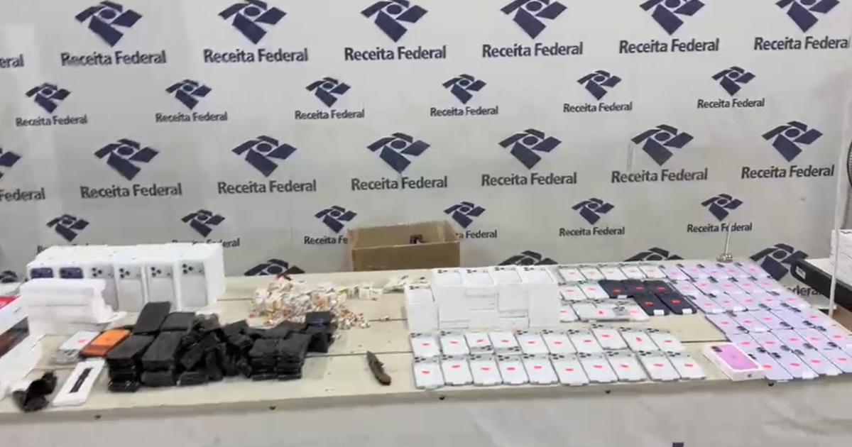 PF apreende mais de 100 iPhones e 600 ampolas de canetas de emagrecimento