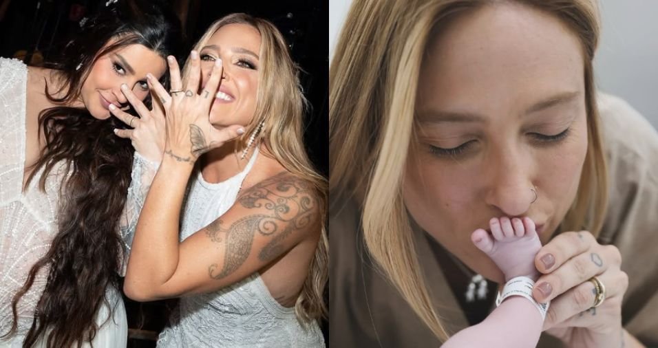 Mulher de Lauana Prado, Tati Dias comenta nascimento de Dom: “Foi especial”