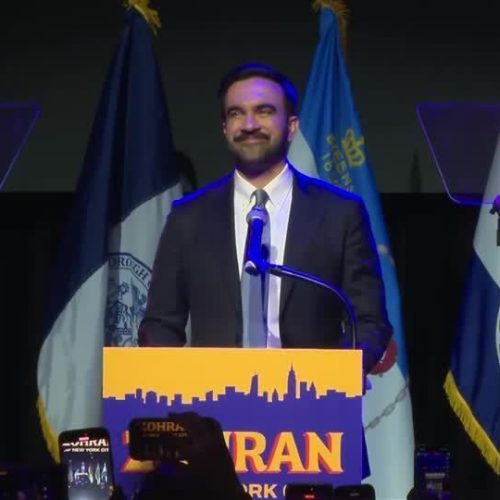 Zohran Mamdani manda recado para Trump durante discurso de vitória