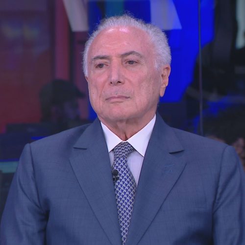 Temer à CNN: Tarcísio é moderado e apresentará “projeto para o país”