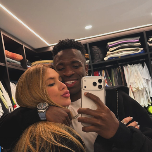 Após ensaio cancelado, Virginia Fonseca viaja a Madrid para ver Vini. Jr.