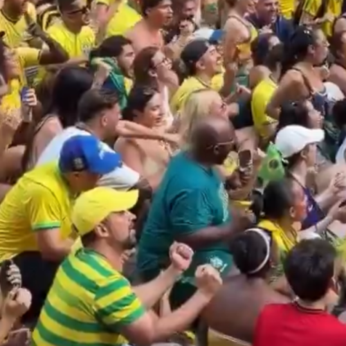 Copa do Mundo: brasileiros transformam remada viking em “créu” nos EUA