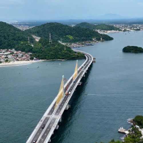 Governo do Paraná inaugura Ponte de Guaratuba; veja imagens