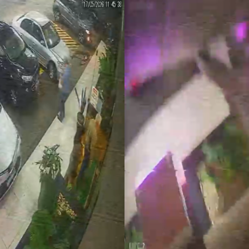 Vídeo: fachada de churrascaria desaba após fortes chuvas em Bauru (SP)