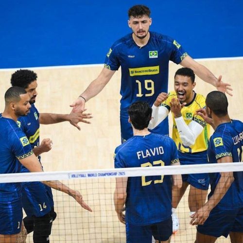 Mundial de Vôlei: Brasil supera República Tcheca e carimba vaga nas oitavas