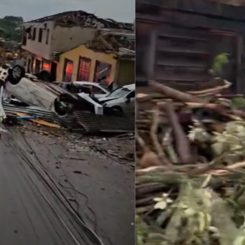 Tornado no Paraná provoca ventos de 250km/h, diz Simepar