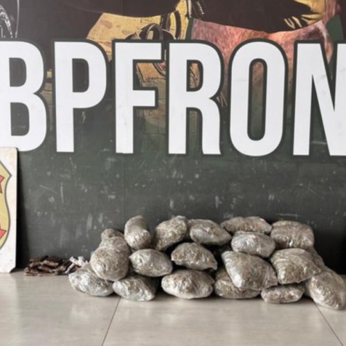 Casal é preso suspeito de transportar drogas no porta-malas de um carro