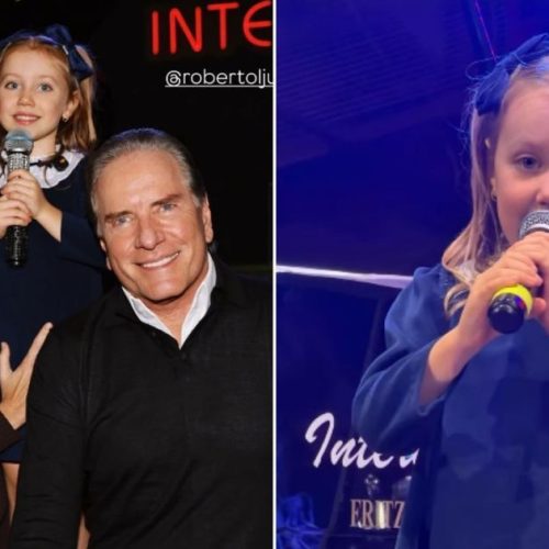 Filha de Roberto Justus e Ana Paula Siebert impressiona ao cantar em inglês