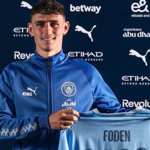 Manchester City renova contrato de Phil Foden até 2030
