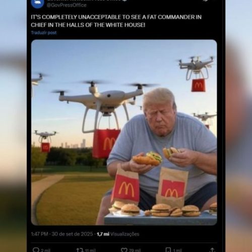 Governador da Califórnia ironiza Trump após fala sobre “generais gordos”