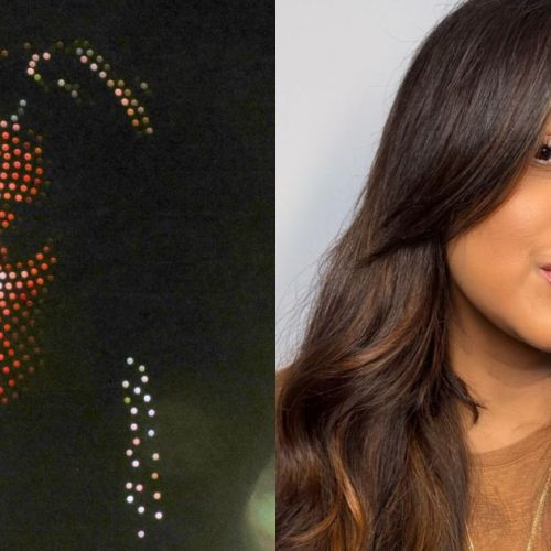 Carnaval 2026: drones iluminam céu de Salvador com rosto de Preta Gil