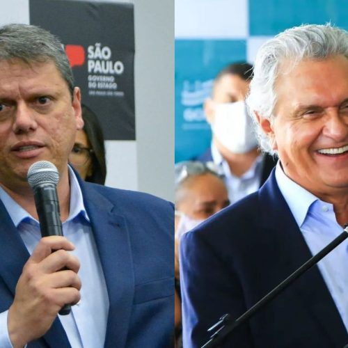 Caiado: Tarcísio faz grande gestão e é referência para nós
