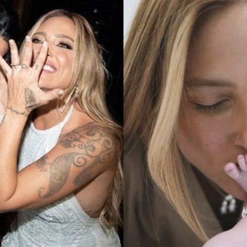 Mulher de Lauana Prado, Tati Dias comenta nascimento de Dom: “Foi especial”