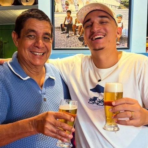 Zeca Pagodinho e João Gomes se encontram em bar no Rio: “Por aqui sextou”